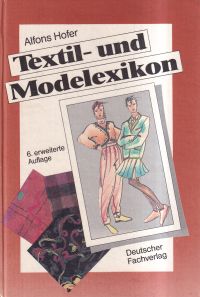 Hofer, Textil- und Modelexikon. (Umschlag)