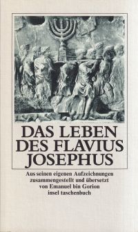 Josephus, Das Leben des Flavius Josephus. (Umschlag)