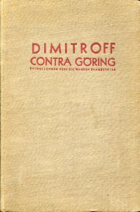 Dimitroff contra Göring. (Umschlag)