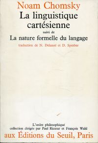 Chomsky, La linguistique cartésienne. (Umschlag)