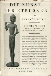 Mühlestein, Die Kunst der Etrusker. (Umschlag)