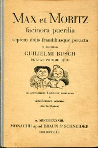 Busch, Max et Moritz. (Umschlag)