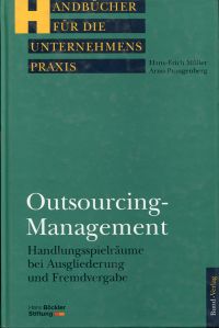 Müller, Outsourcing-Management. (Umschlag)