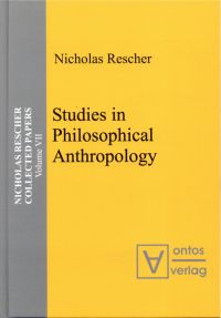 Rescher, Collected papers. Vol. 7: Studies in philosophical anthropology. (Umschlag)