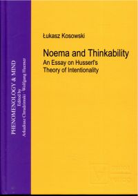 Kosowski, Noema and thinkability. (Umschlag)