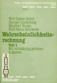 Heller, Wahrscheinlichkeitsrechnung. (Umschlag)
