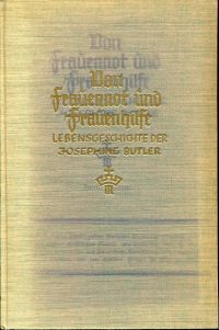 Butler, Von Frauennot und Fraunehilfe. (Umschlag)