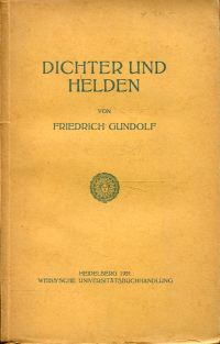 Gundolf, Dichter und Helden. (Umschlag)