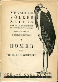 Scheffer, Homer und seine Zeit. (Umschlag)