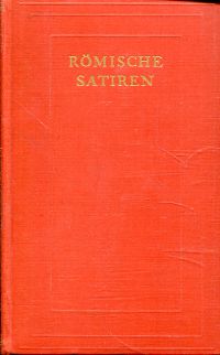 Römische Satiren. (Umschlag)