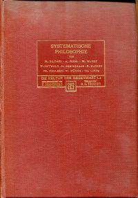 Dilthey, Systematische Philosophie. (Umschlag)