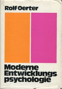 Oerter, Moderne Entwicklungspsychologie. (Umschlag)