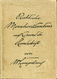 Langenbruch, Praktische Menschenkenntnis auf Grund der Handschrift. (Umschlag)