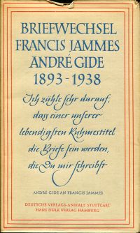 Jammes, Briefwechsel. (Umschlag)