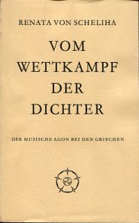 Scheliha, Vom Wettkampf der Dichter. (Umschlag)