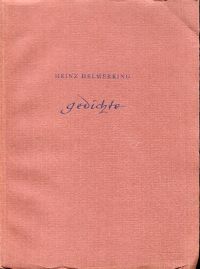 Helmerking, Gedichte. (Umschlag)