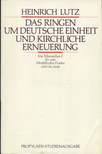 Lutz, Das Ringen um deutsche Einheit und kirchliche Erneuerung. (Umschlag)