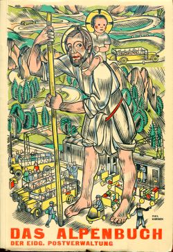 Das Alpenbuch der Eidg. Postverwaltung, Band 4. (Einband)