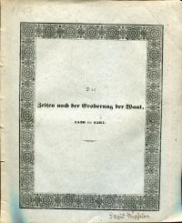 Stierlin, Die Zeiten nach der Eroberung der Waat, 1536 bis 1567. (Umschlag)