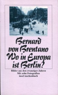 Brentano, Wo in Europa ist Berlin? (Umschlag)