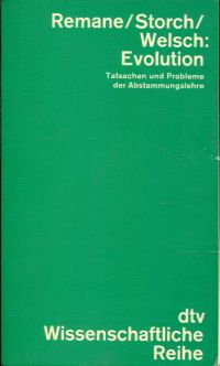 Remane, Evolution. (Umschlag)