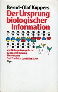 Küppers, Der Ursprung biologischer Information. (Umschlag)