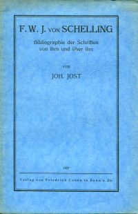 Jost, F. W. J. von Schelling. (Umschlag)