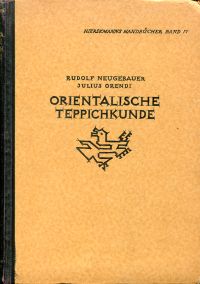 Neugebauer, Handbuch der orientalischen Teppichkunde. (Umschlag)