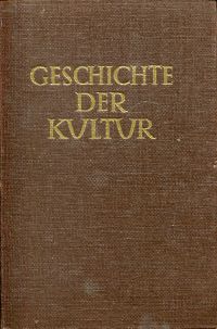 Birket-Smith, Geschichte der Kultur. (Umschlag)