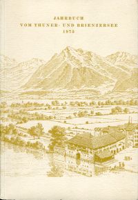 Jahrbuch vom Thuner- und Brienzersee 1975. (Umschlag)