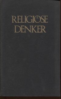 Nigg, Religiöse Denker. (Umschlag)