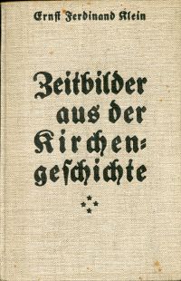 Klein, Zeitbilder aus der Kirchengeschichte für die christliche Gemeinde, IV. Te (Umschlag)