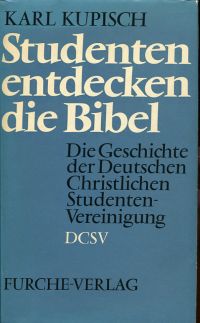 Kupisch, Studenten entdecken die Bibel. (Umschlag)