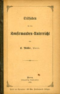 Müller, Leitfaden für den Konfirmanden-Unterricht. (Umschlag)