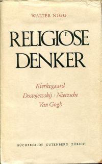 Nigg, Religiöse Denker. (Umschlag)