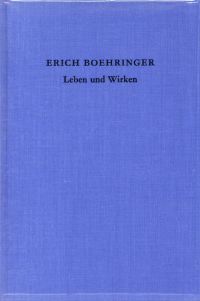Boehringer, Erich Boehringer. (Umschlag)