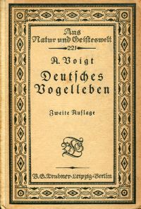 Voigt, Deutsches Vogelleben. (Umschlag)