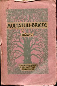 Multatuli: Multatuli-Briefe. (Umschlag)