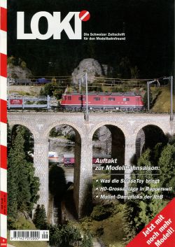 LOKI. Das Schweizer Magazin für Eisenbahn- und Modellbahnfreunde, 9 (2000) (Umschlag)