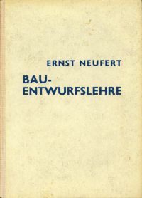 Neufert, Bau-Entwurfslehre. (Umschlag)