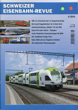 Schweizer Eisenbahn-Revue, Nr. 5/2010. (Umschlag)