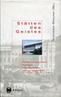 Demandt, Stätten des Geistes. (Umschlag)
