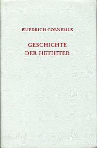 Cornelius, Geschichte der Hethiter. (Umschlag)