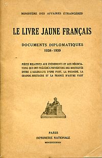 Le livre jaune français. (Umschlag)