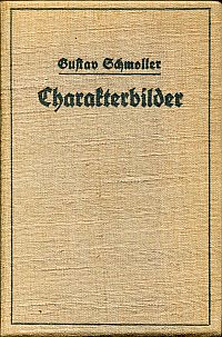 Schmoller, Charakterbilder. (Umschlag)