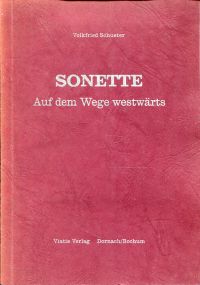 Schuster, Sonette. (Umschlag)