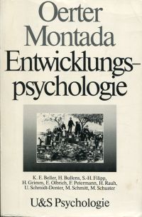 Oerter, Entwicklungspsychologie. (Umschlag)