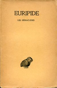 Euripides: Les Héraclides. (Umschlag)