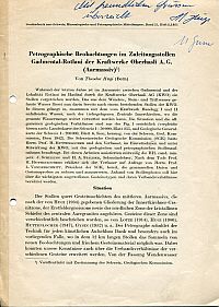 Hügi, Petrographische Beobachtungen im Zuleitungsstollen Gadmental-Rotlaui der K (Umschlag)