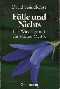 Steindl-Rast, Fülle und Nichts. (Umschlag)